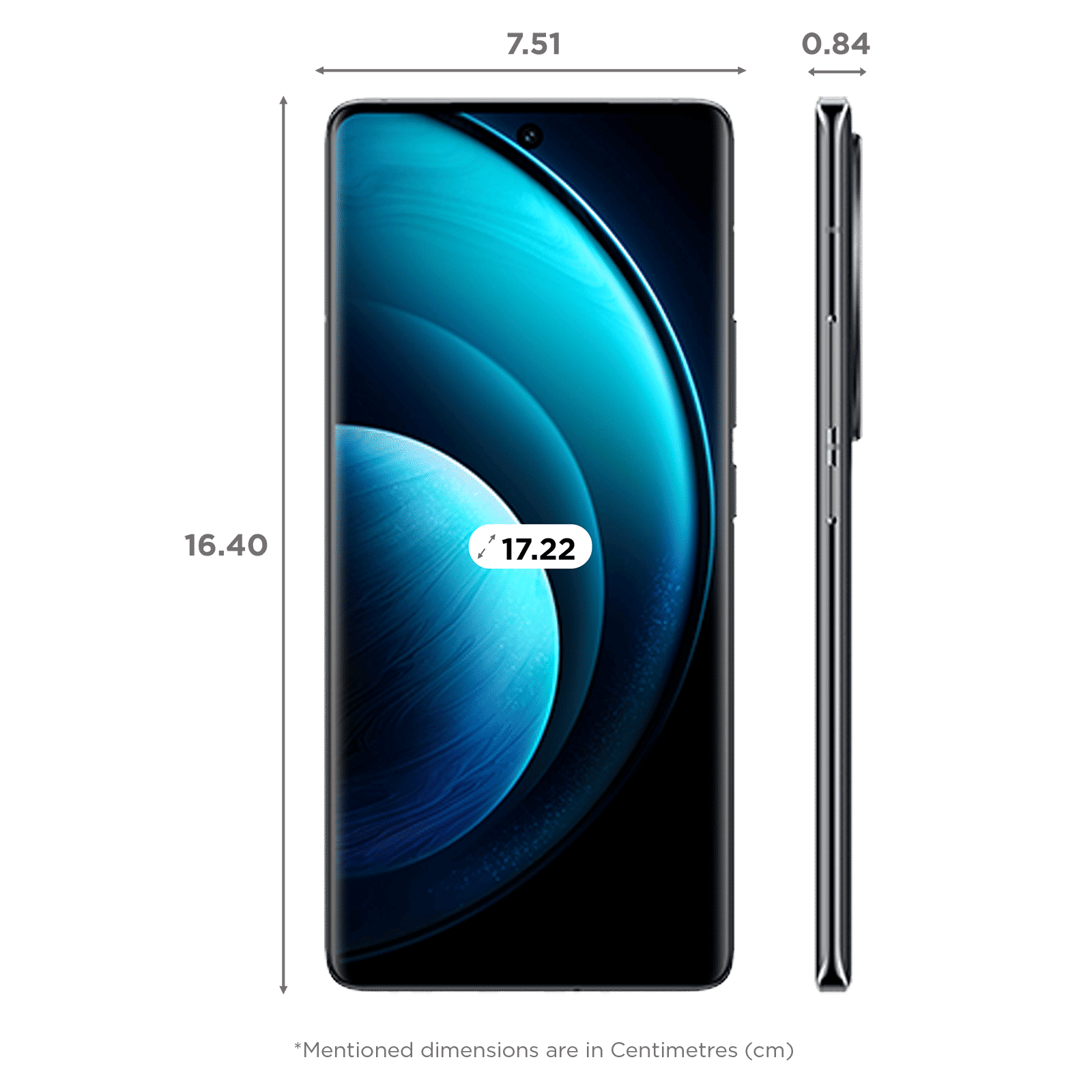 Buy vivo X100 5G (12GB RAM, 256GB, Asteroid Black) Online - Croma